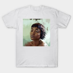 sleepy portrait T-Shirt